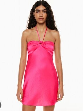 Aritzia Wilfred pink dress